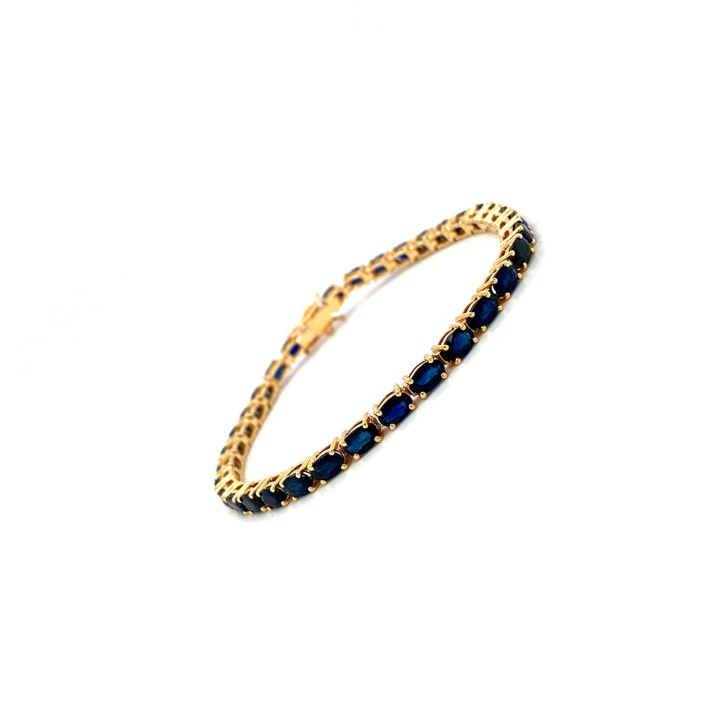 Sapphire Bracelet in 14K Yellow Gold - KGD 41526