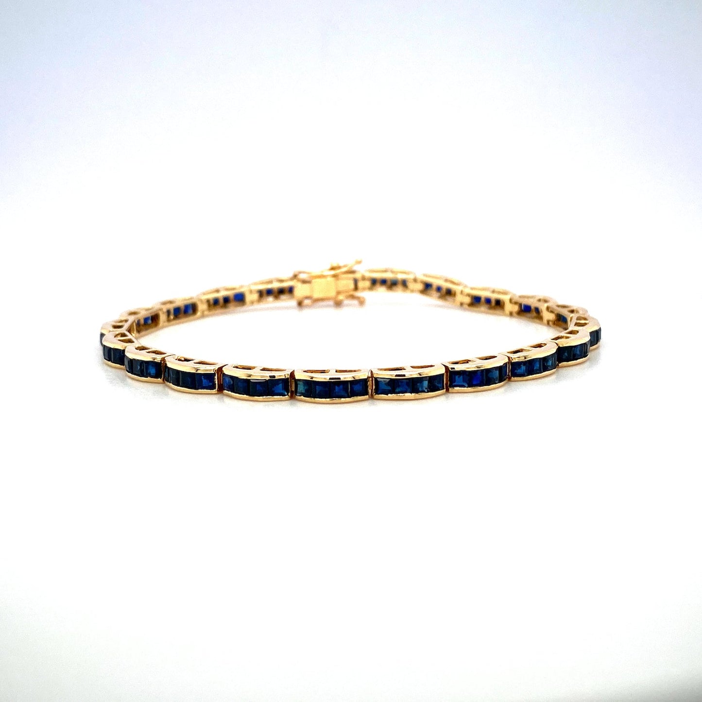 Sapphire Bracelet in 14K Yellow Gold - KGD 41539